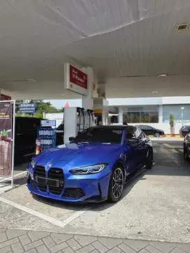 BMW M3 Competition 2021 odo 6rb blue on black csl