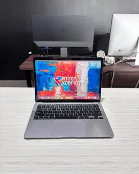 MacBook Air M1 2020 Apple M1 CPU 8 Core Ram 16GB SSD 512GB Siap Pakai