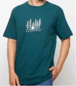 Kaos Cole Adventure Graphic Tee