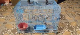 sangkar kandang besi lovebird kotak not bukat