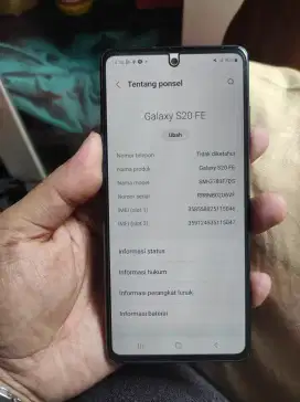 Samsung s20 FE ran 8/128gb HP saja