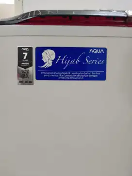 Jual cepet mesin cuci merk aqua hijab series 8kg