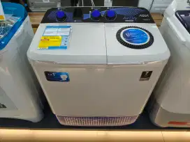 Mesin Cuci 2 Tabung Aqua 8 KG Bisa Cicilan Tanpa DP Gratis 2x Cicilan