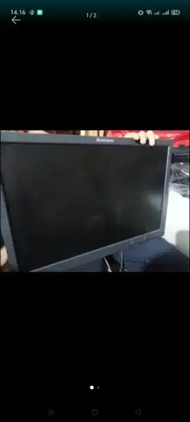 Dijual monitor lcd merk terkenal Lenovo