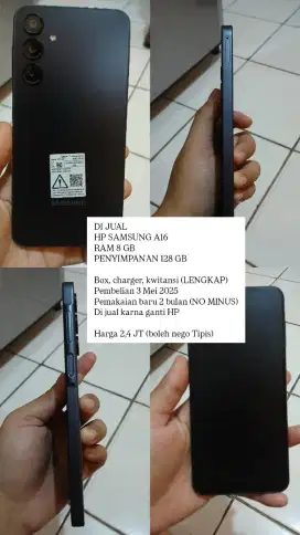 JUAL HP SAMSUNG A16