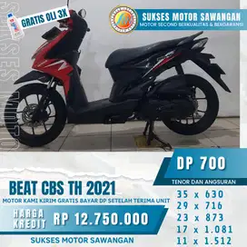ORDER LANGSUNG HONDA BEAT CBS TH 2021 , CASH ATAU KREDIT