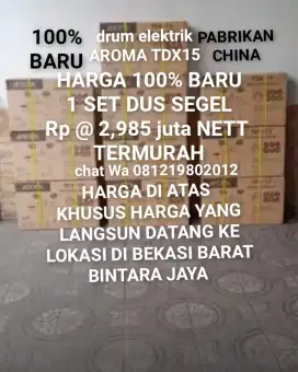 100%br TERMURAH DRUM ELEKTRIK CHINA AROMA TDX15