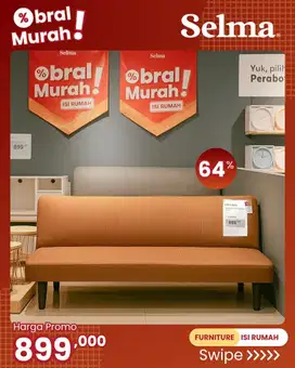 PROMO OBRAL MURAH SELMA SOFA BED