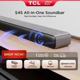 Speaker Soundbar TCL S45H Baru (non-segel)