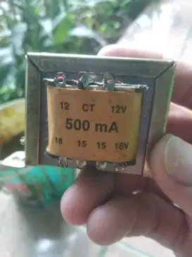 Trafo 500mA belum dipakai