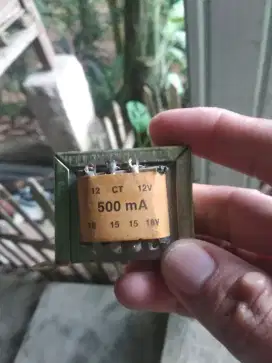 Trafo 500mA belum dipakai