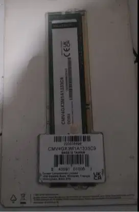 ram Corsair DDR3 4gb pc 1333 sakeping baru