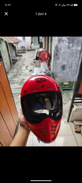 helm Jp retro full face XL