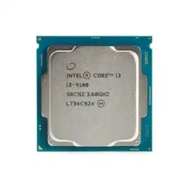 Prosesor intel I3 9100 gen 9th dengan torboBoost 4,2Ghz