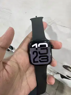 Apple Watch Series Gen 10 46mm Jet Black Resmi iBox Fullset Mulus