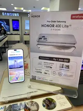 PREORDER HONOR 400 DAPATKAN FREEBUDS DAN GIFTBOX