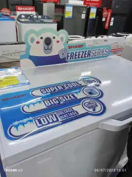 Freezer freezing capacity Sharp promo cicilan