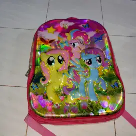 Tas ransel pink kuda poni