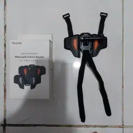 Telesin Helmet Chin Mount Helm Mounting For Go Pro Insta360 Action Cam