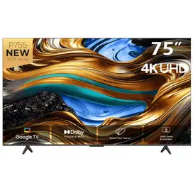 TCL 75P755 [75] 4K UHD Google Smart TV HDR 10+ Dolby Vision Atmos