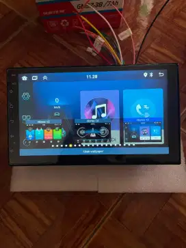HEAD UNIT MOBIL DOUBLE DIN LAYAR 7 INCH ANDROID RAM 4GB INTERNAL 32GB