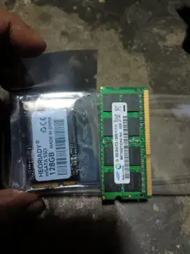 SSD Msata dan Memory 8gb