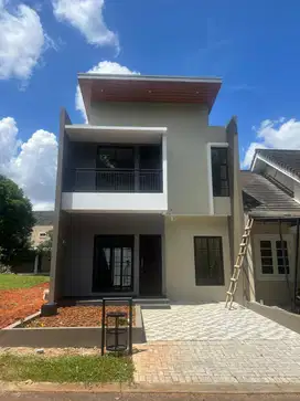 Rumah Baru Modern Design Row Jalan Besar Delatinos BSD city