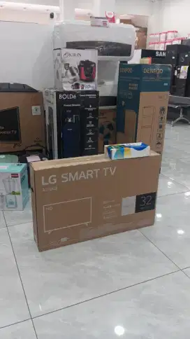 Di jual smart Tv LG 32 Inc masih baru masih segel + breket