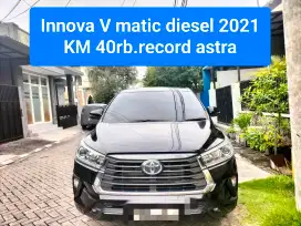 Innova V matic 2021 Diesel.km 30rb asli.record.nyacat jamin kualat