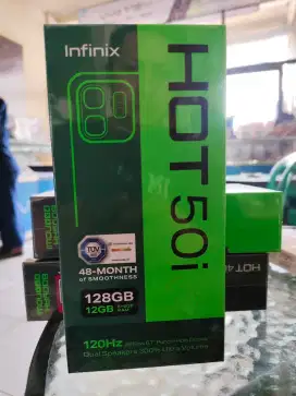 Infinix Hot 50i 6GB+6GB/128GB,Baru,Segel Box ,Garansi Resmi,Original