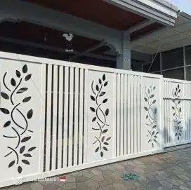 Pagar plat cutting mewah