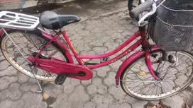 Sepeda mini phonik uk26 rem pakem ban tebal semua siap pakai