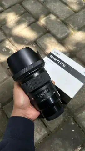 LENSA SIGMA ART FOR SONY 50MM F1.4 FULLSET BOX