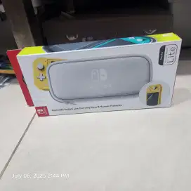 NEW Nintendo Switch Lite White Pouch Travel Case bag tas storage ORI