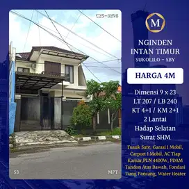 Rumah Nginden Intan Timur TS dkt Tenggilis Manyar Semolowaru Sukolilo