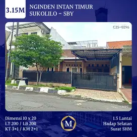 Rumah Nginden Intan Timur Sukolilo dkt Tenggilis Semampir Klampis MERR