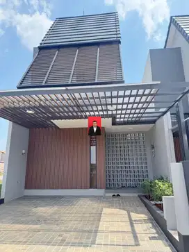 Rumah Tropis Modern Free DP dekat Pintu TOL BSD Serpong