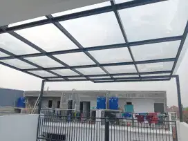 Pasang canopy dan perbaikan atap bocor