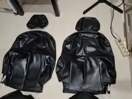 Sarung jok BRV semi kulit hitam
