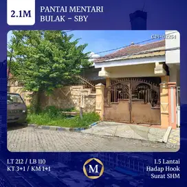 Rumah Pantai Mentari Hook Kenjeran dkt Pakuwon City Mulyosari MERR