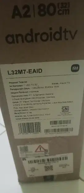 Dijual cepat tv Xiaomi A2 series 32in 80cm