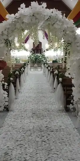 Karpet Bunga Timbul Dekorasi