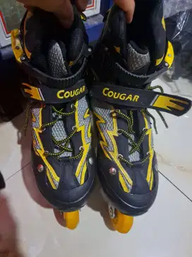 Sepatu Roda Cougar kuning/ Roller Skates Cougar yellow, Ukuran:36-39