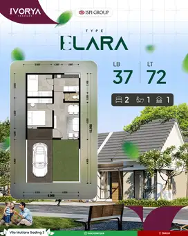 Jual rumah di Bekasi cluster Ivora Terrace tipe Elara Villa Mutiara G2
