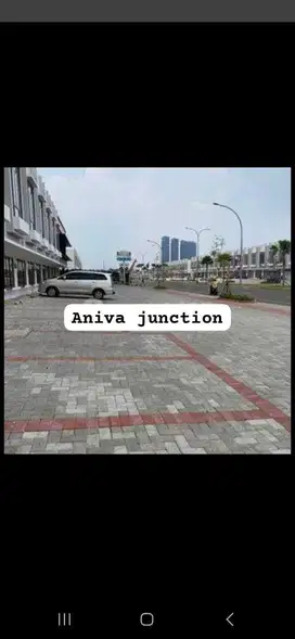 JUAL RUKO ANIVA JUNCTION HADAP JALAN UTAMA