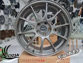 Wedssport TC105N Ring 18 lebar 8,5 
pcd. 5x114,3 et. 38
