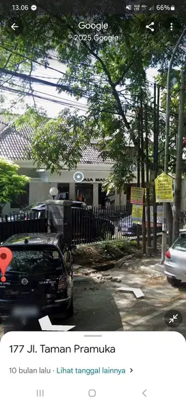 Jual rumah hitung tanah , jl Riau Bandung, cocok buat resto
