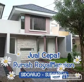 Di Jual Cepat Rumah Royal Mension Semi Funish Sidowarjo Surabaya