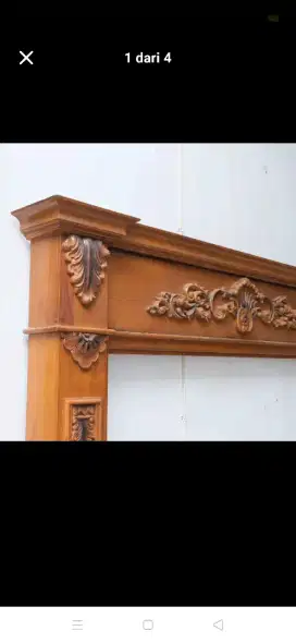 Meja Rias Ukiran Kayu Jati Besar – Elegan, Kokoh, Siap Pakai