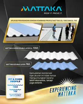 Atap spandeck uPVC